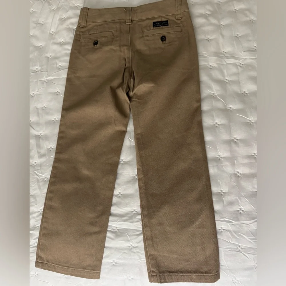 NEW Janie and Jack Boy’s Khaki Chinos - Size 4 - Picture 2 of 3